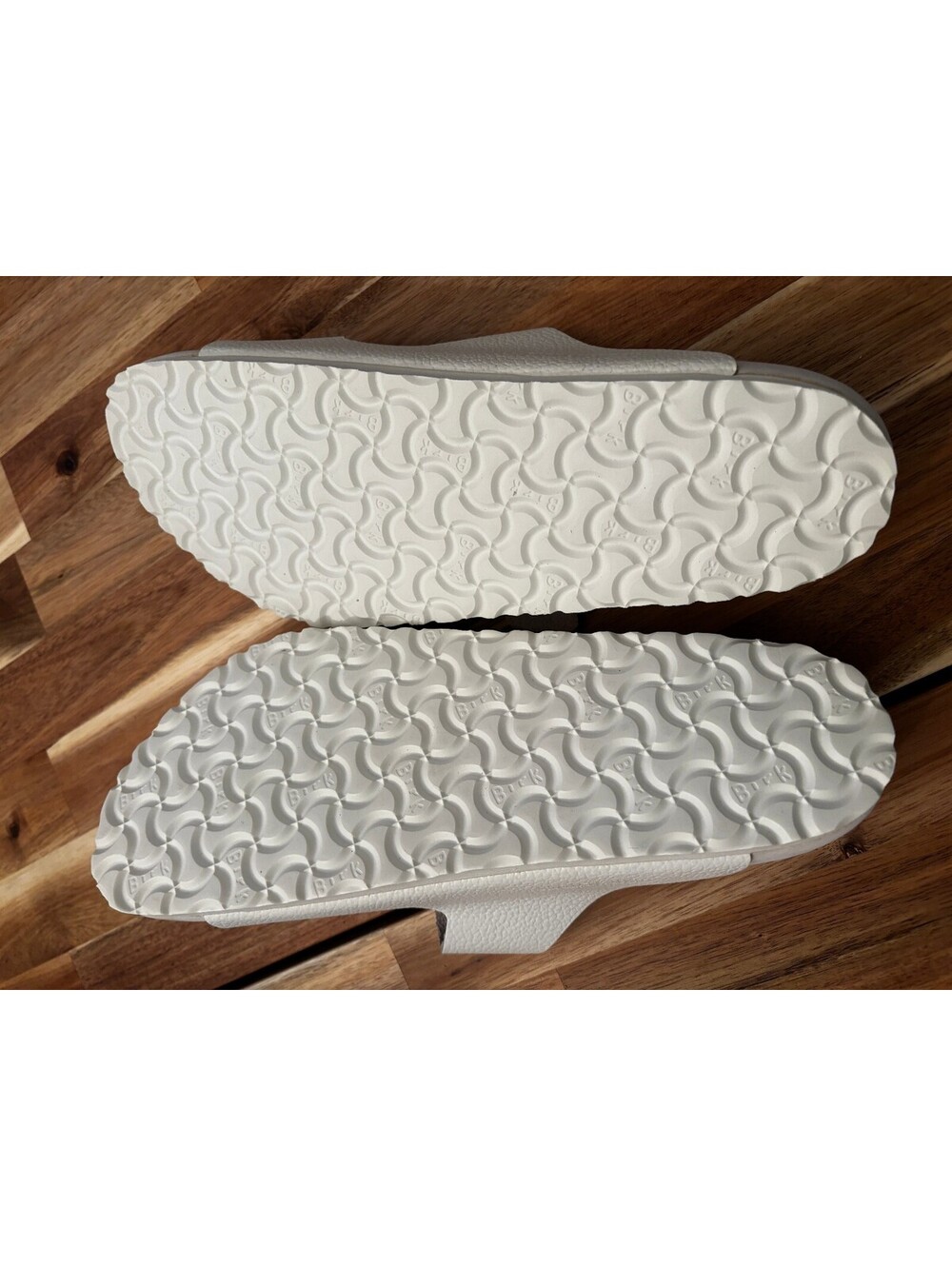 Birkenstock White Arizona EVA Sandals Size 44 Made in Germany - Picture 3 of 9